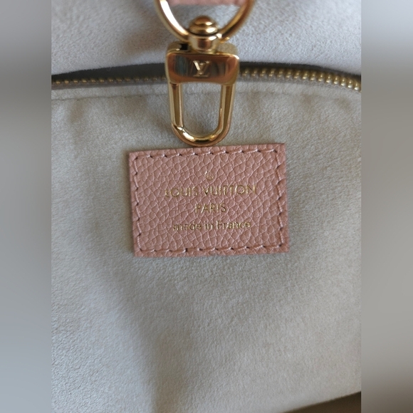 LV Empreinte Monogram Neverfull MM Trianon Pink Cream - Picture 3 of 13